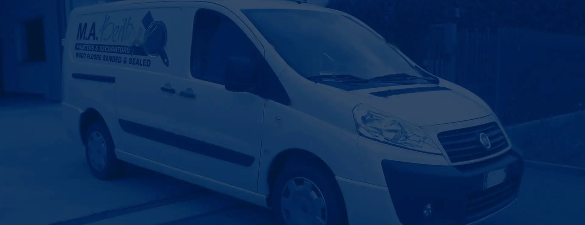 The M.A. Beilby Painters & Decorators van