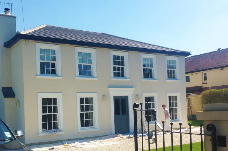 House exterior — painted